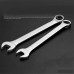 Flexible 6mm-32mm Double Head Ratchet Spanner Skate Tool Gear Ring Wrench Silver 15mm B07QZR8RK5